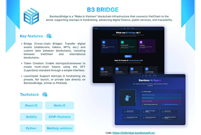 deploy smart contract, bridge, token creation, launchpad